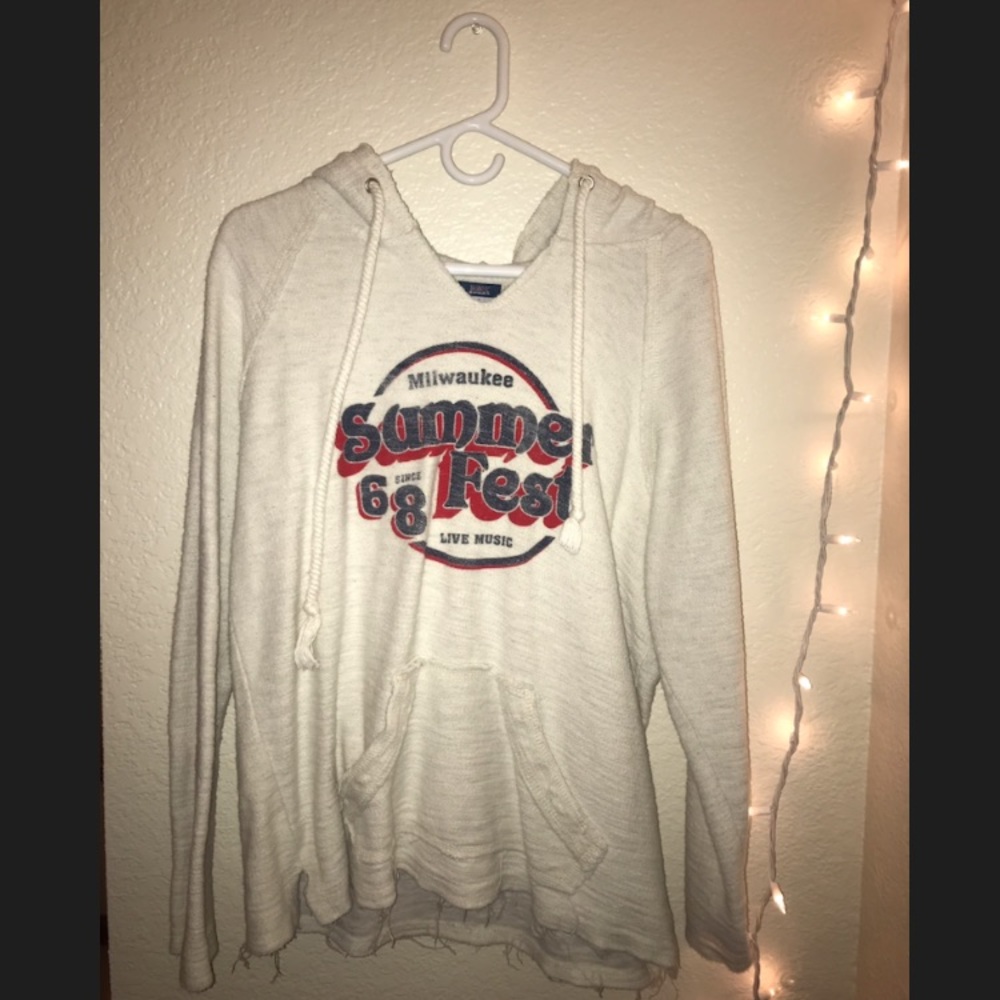 Vintage look summerfest hoodie sweatshirt